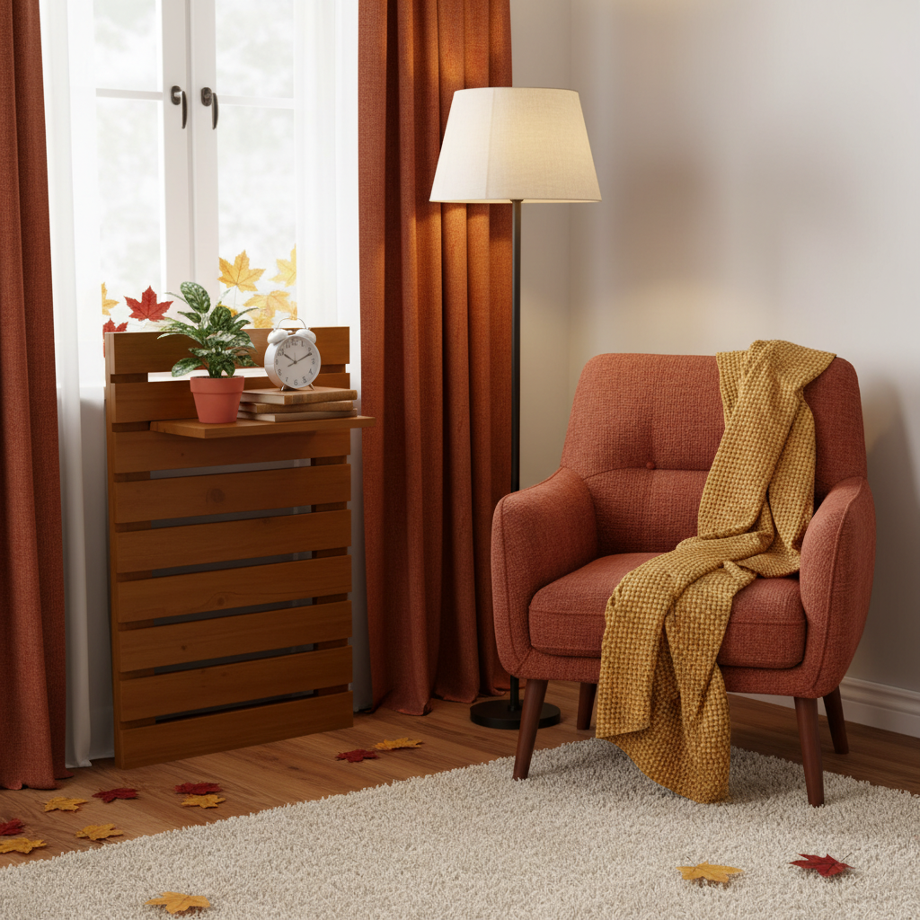 Honingbruin nachtkastje