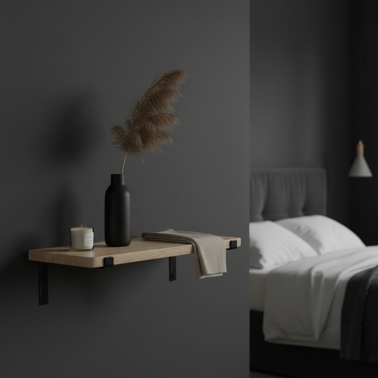 Houten plank slaapkamer