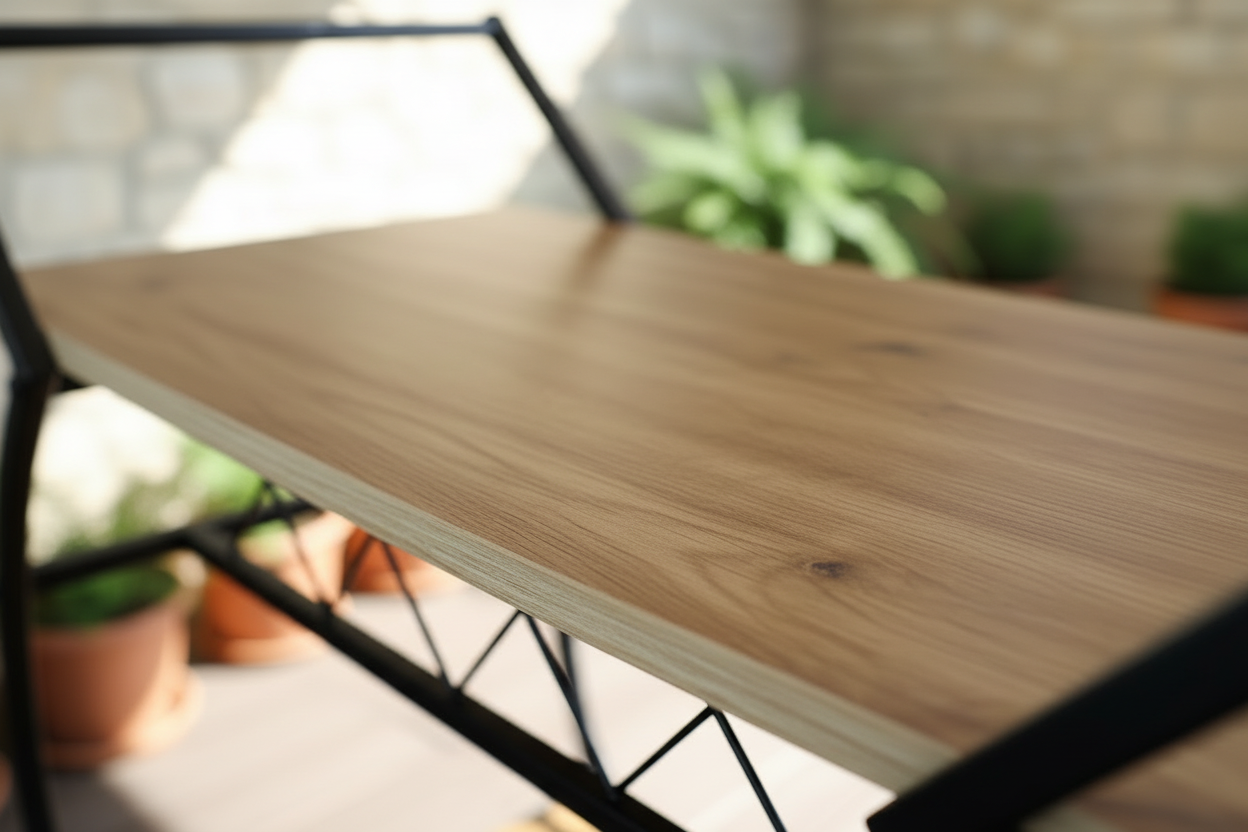 Houten planken detail horizontaal