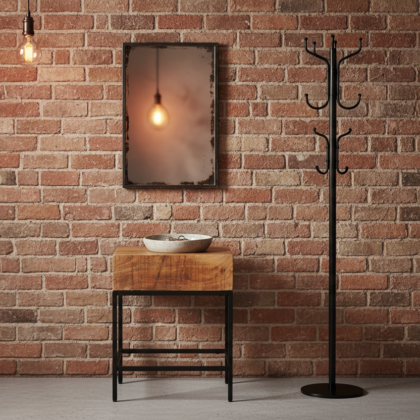 Industrial Entryway Setting