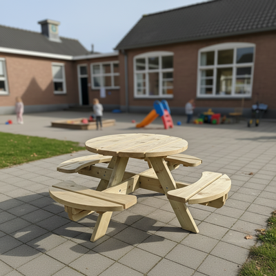 jimmy kinderpicknicktafel  schoolplein