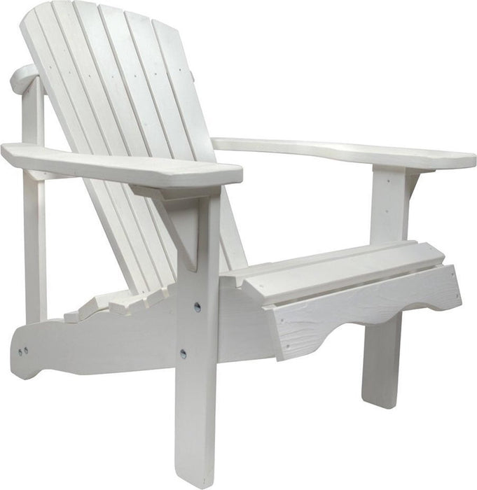 Détendez-vous avec style avec la chaise longue canadienne Jumbo en blanc - Adirondack