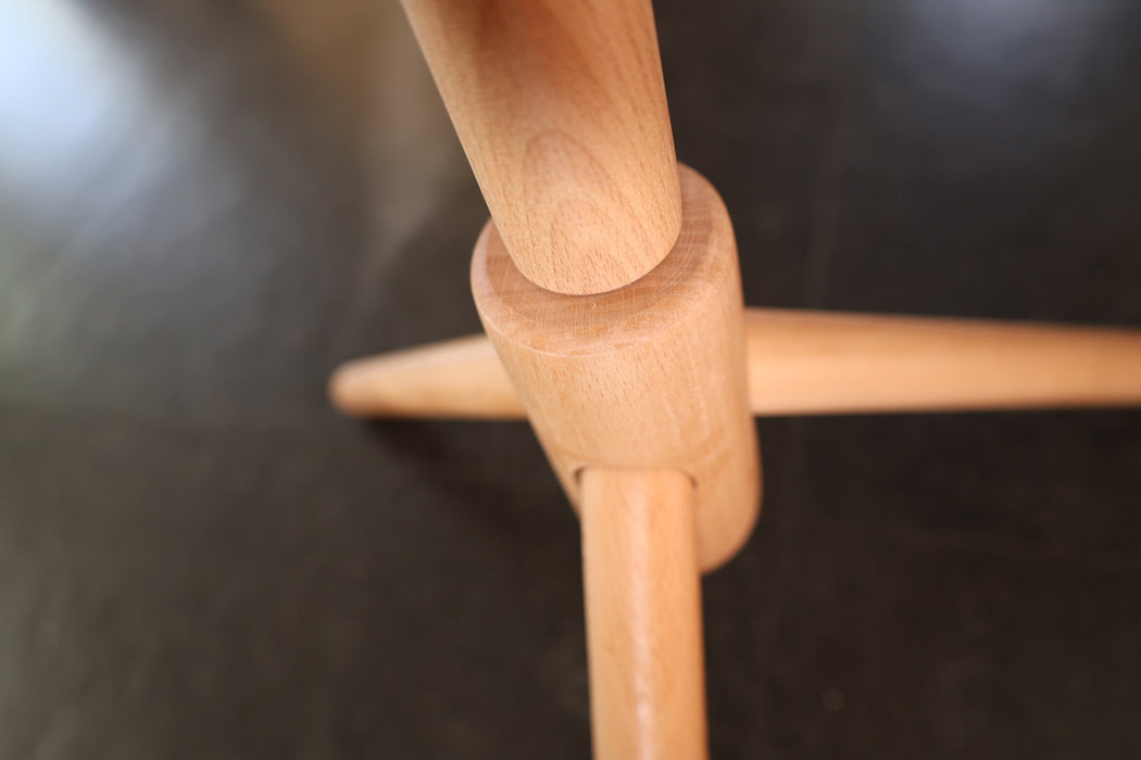 Beech Wood Coat Rack – Minimalist Tripod Design