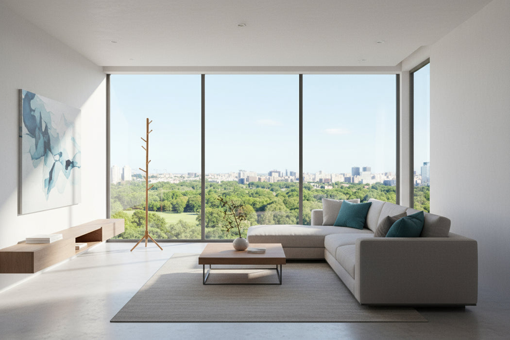 Beech Wood Coat Rack – Minimalist Tripod Design