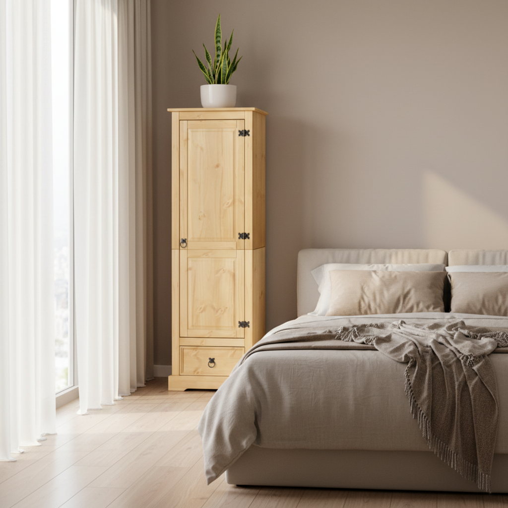 Kast in moderne slaapkamer