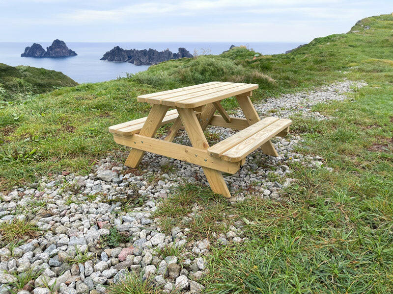 Kinderpicknicktafel Björn KING ® (90 cm.) - tweede keuze product
