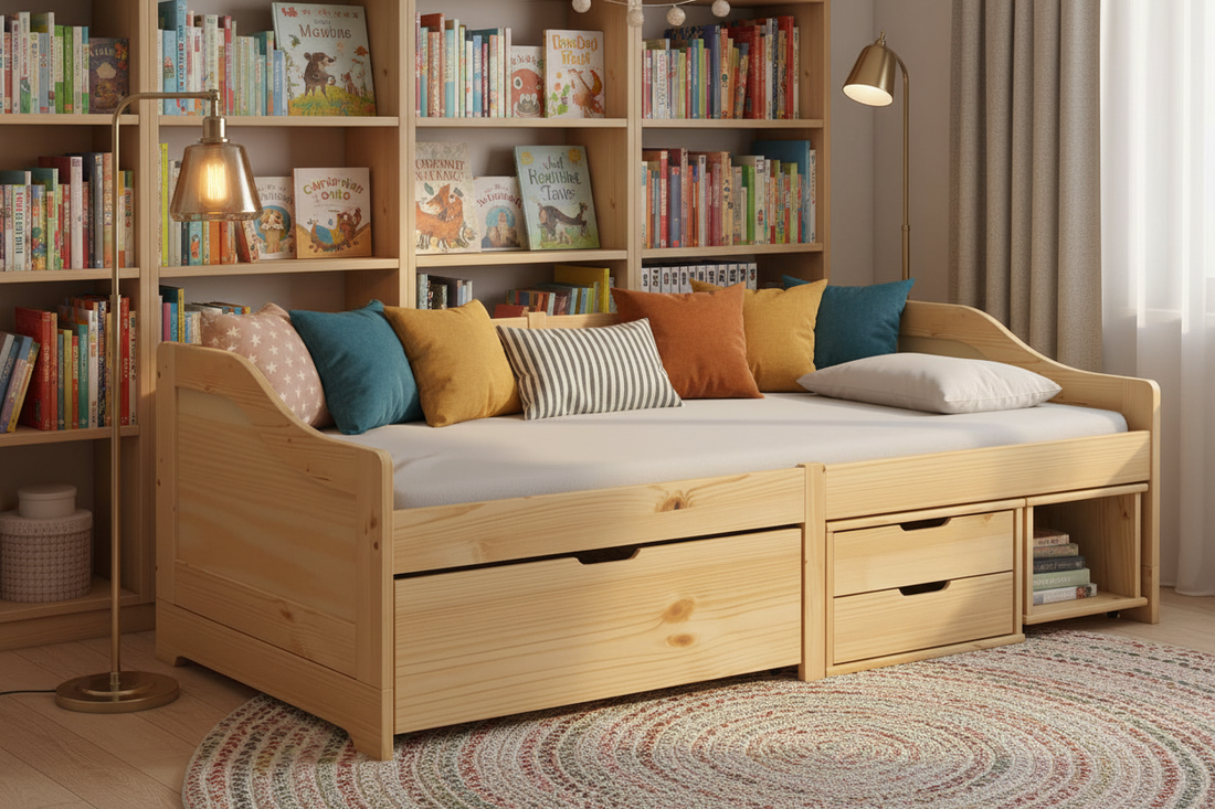 Kinderbed Azalea als leeshoek