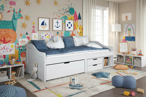 Kinderbed Azalea in artistieke kamer