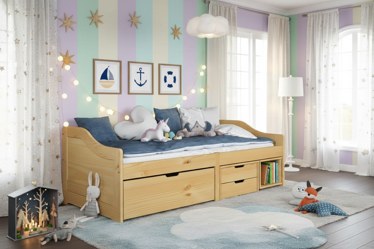 Kinderbed Azalea in sprookjeskamer