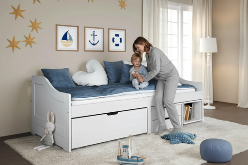 Kinderbed Azalea met moeder en kind