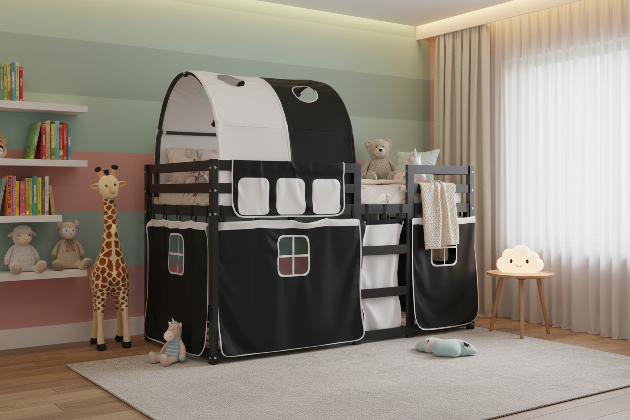 Kinderbed Kevin in moderne kinderkamer