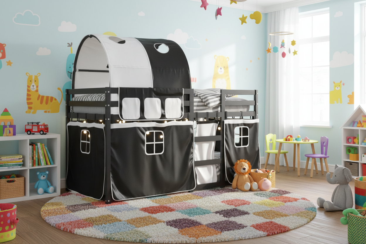 Kinderbed Kevin in vrolijke kinderkamer