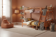 Kinderbed Milo in moderne kinderkamer