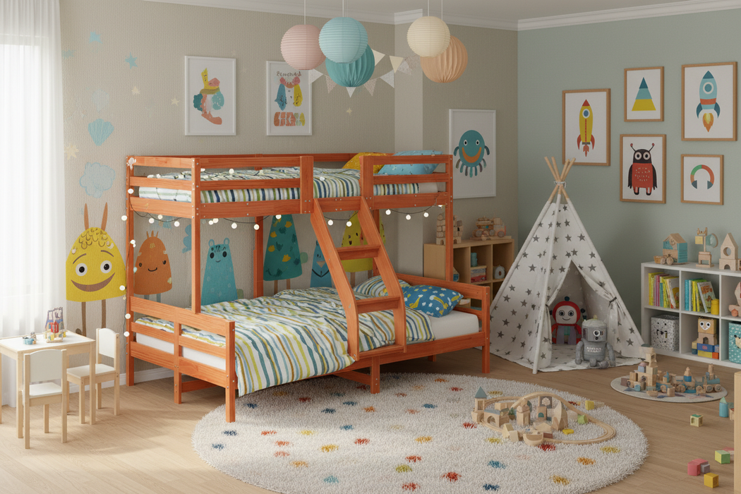 Kinderbed Milo in speelse kinderkamer