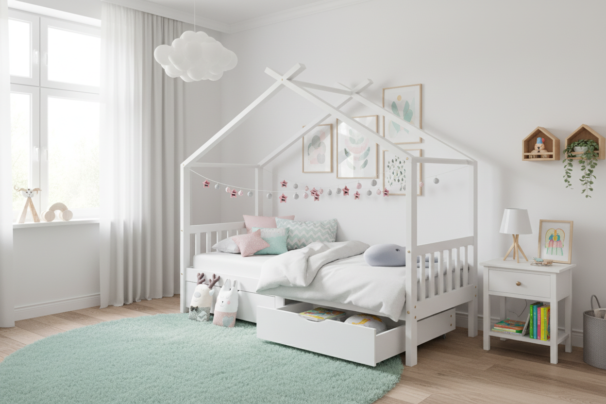 Kinderbed Peter wit zonder mensen