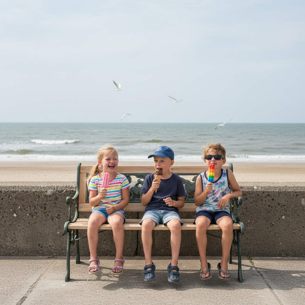 Kinderen aan zee