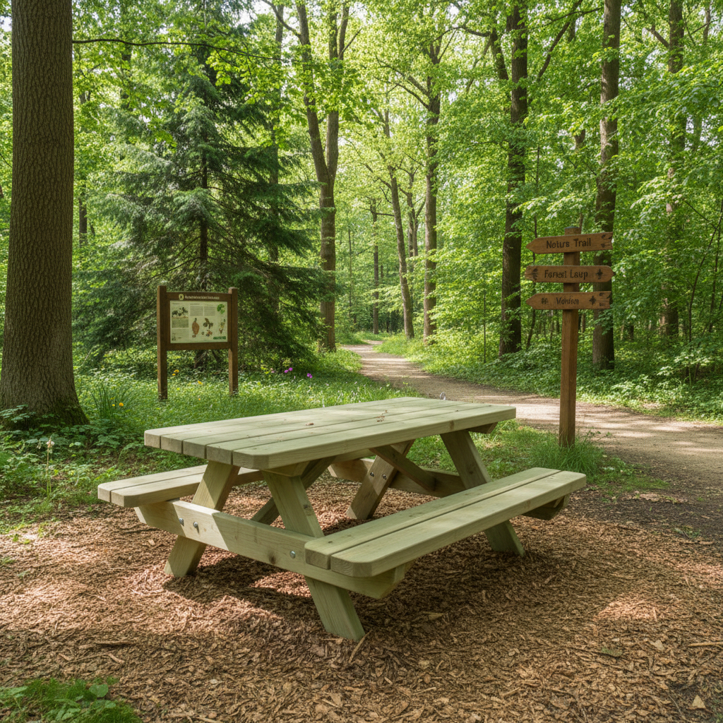 kinderpicknicktafel Natuurreservaat