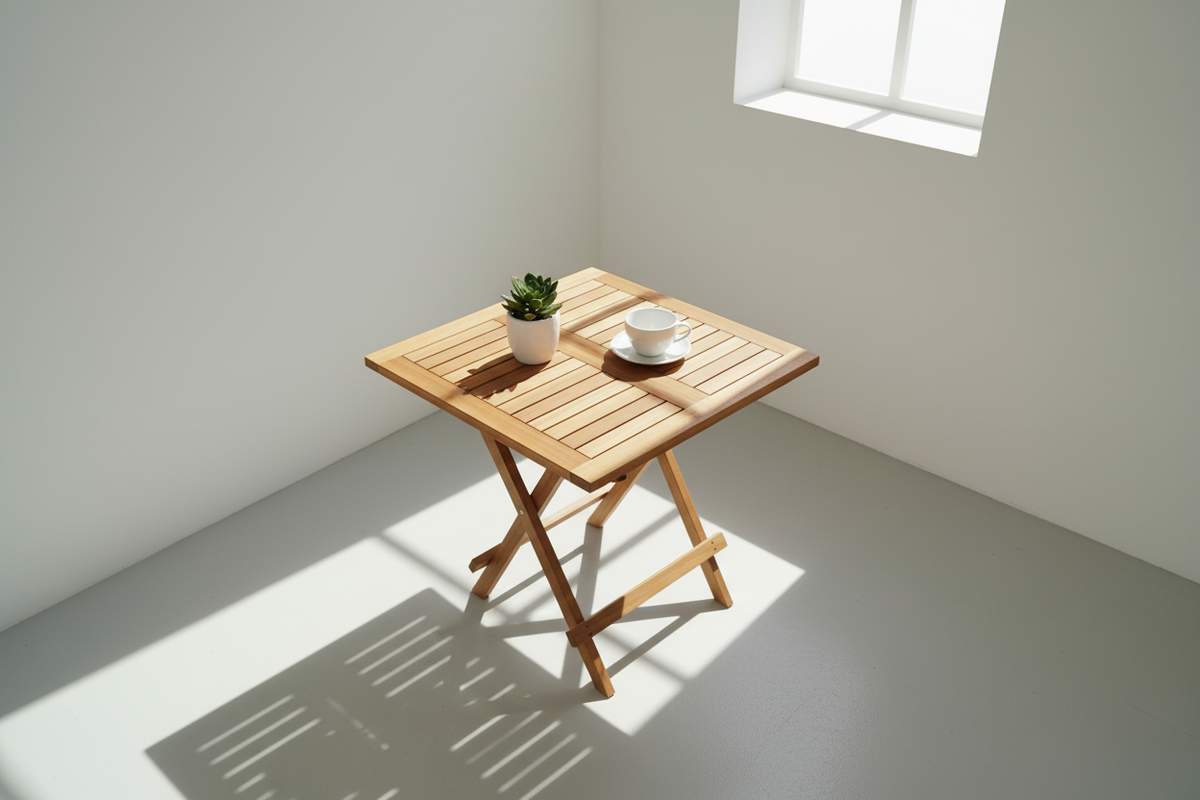 Klaptafel 50x50 Top View