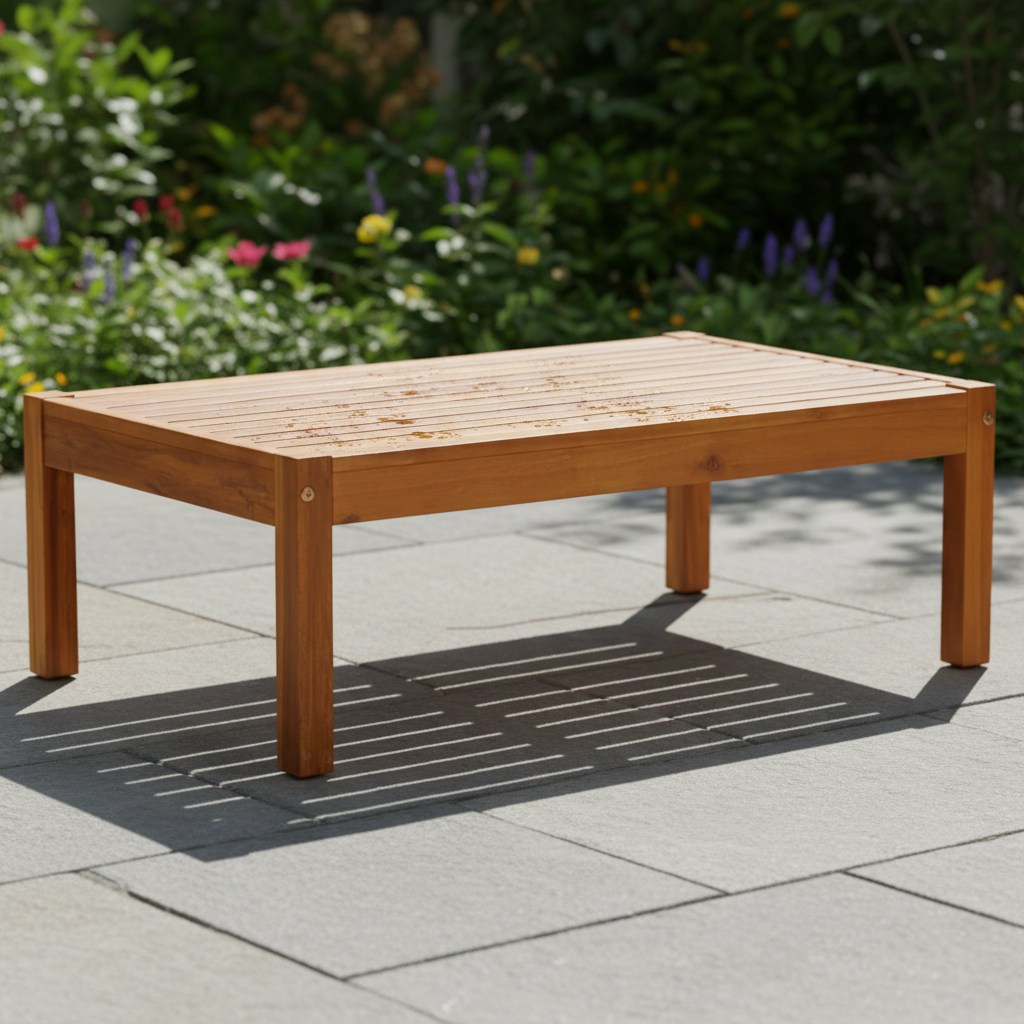 Lage tafel productfoto clean