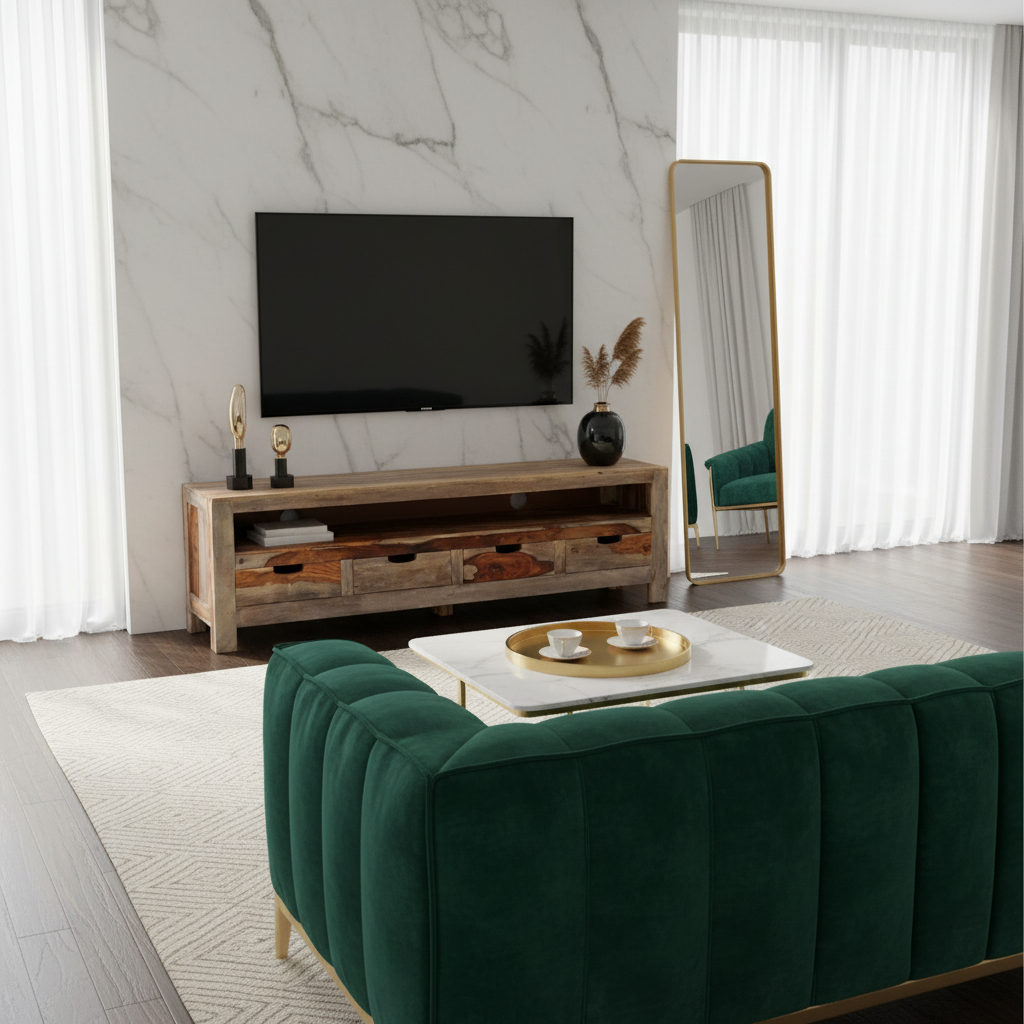 Luxe moderne setting