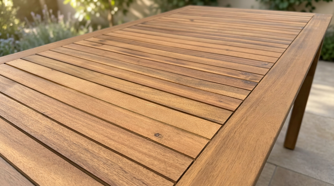 Hardhouten tuintafel 144 x 75 cm – Acacia – foto 3
