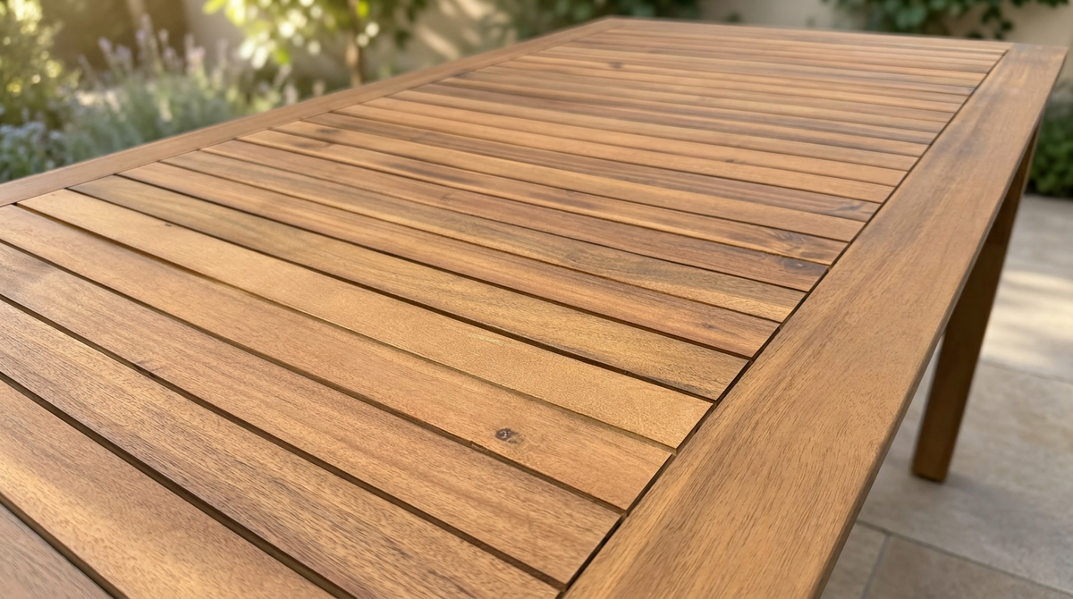 Hardhouten tuintafel 144 x 75 cm – Acacia – foto 3