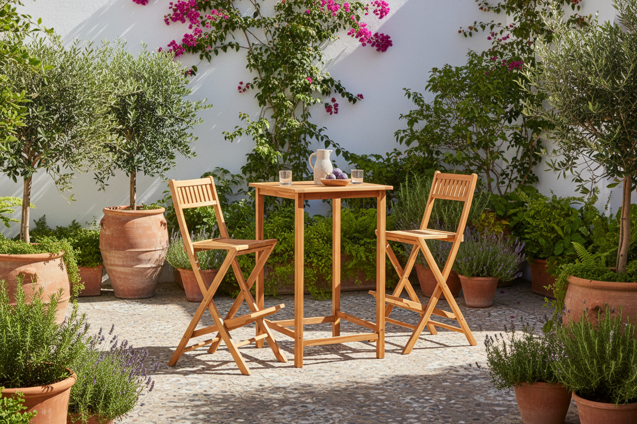 Mediterranean courtyard garden