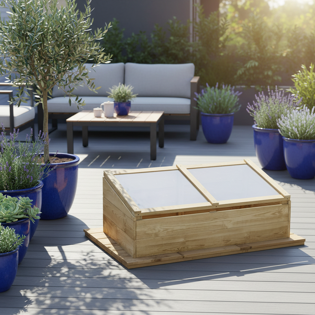 Mediterranean terrace setting