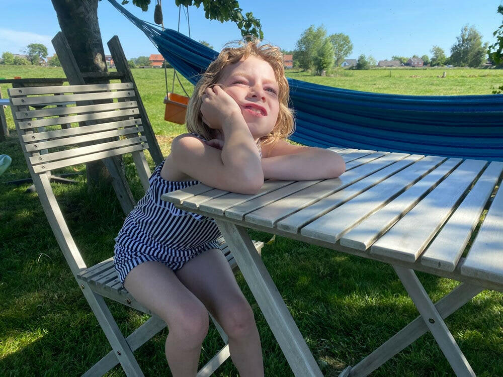 Mexico Bistro Set rond grijs Ø60 cm