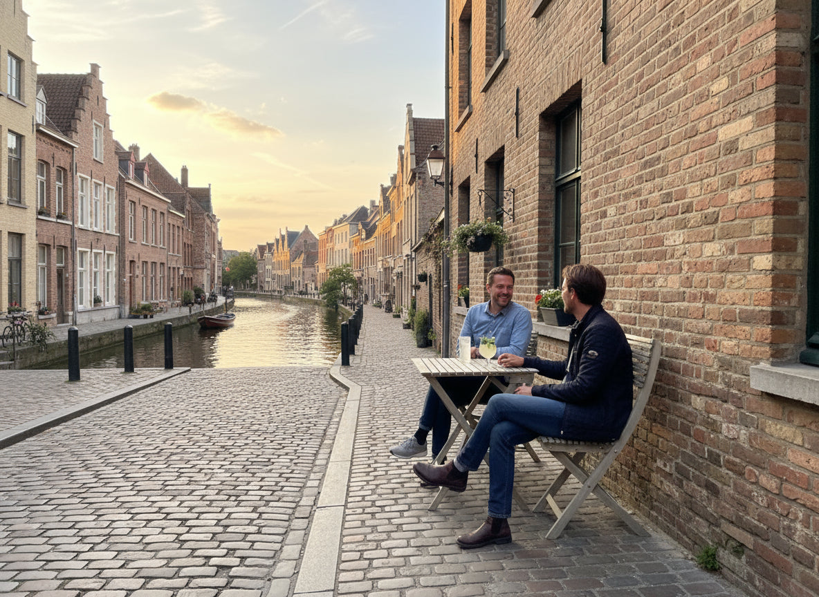 Mexico Bistro Set rund grau Ø60 cm