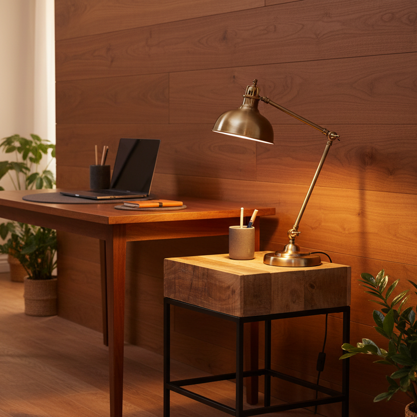Mid-Century Office Setting