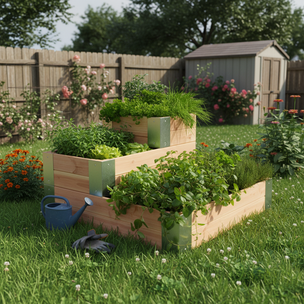 Minigarden in achtertuin