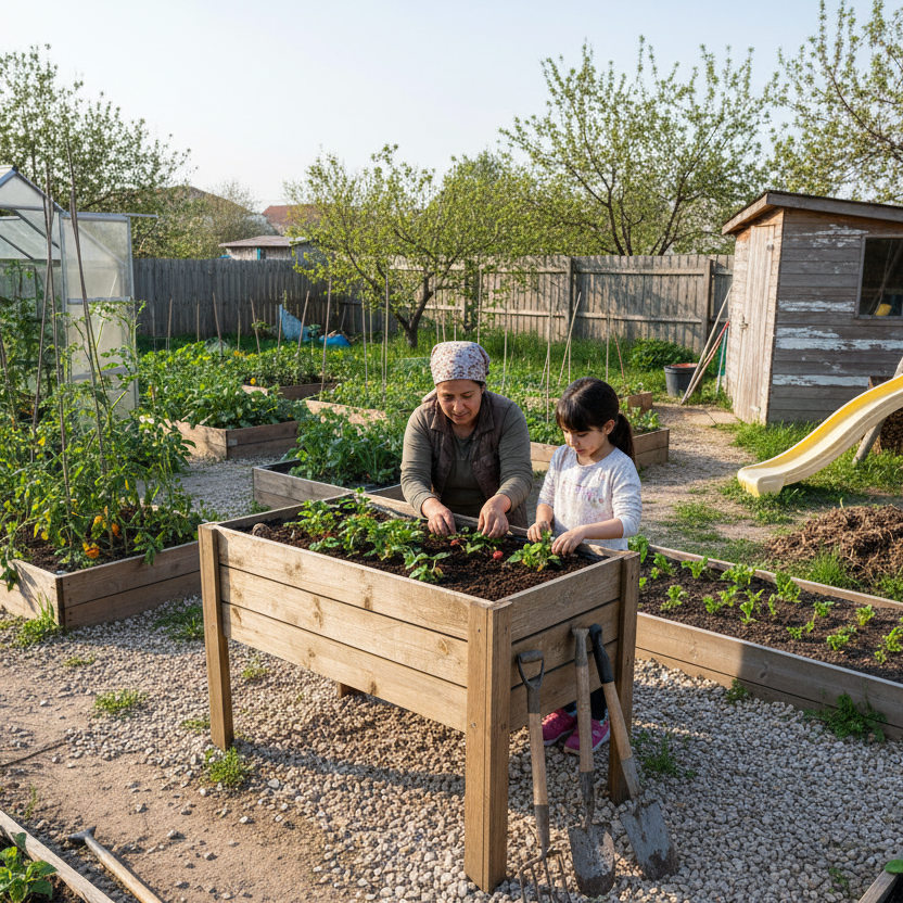 Minigarden Liv echte gezinstuin