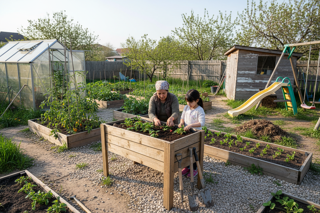 Minigarden Liv echte gezinstuin