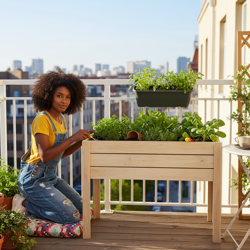 Minigarden Liv in complete balkontuin