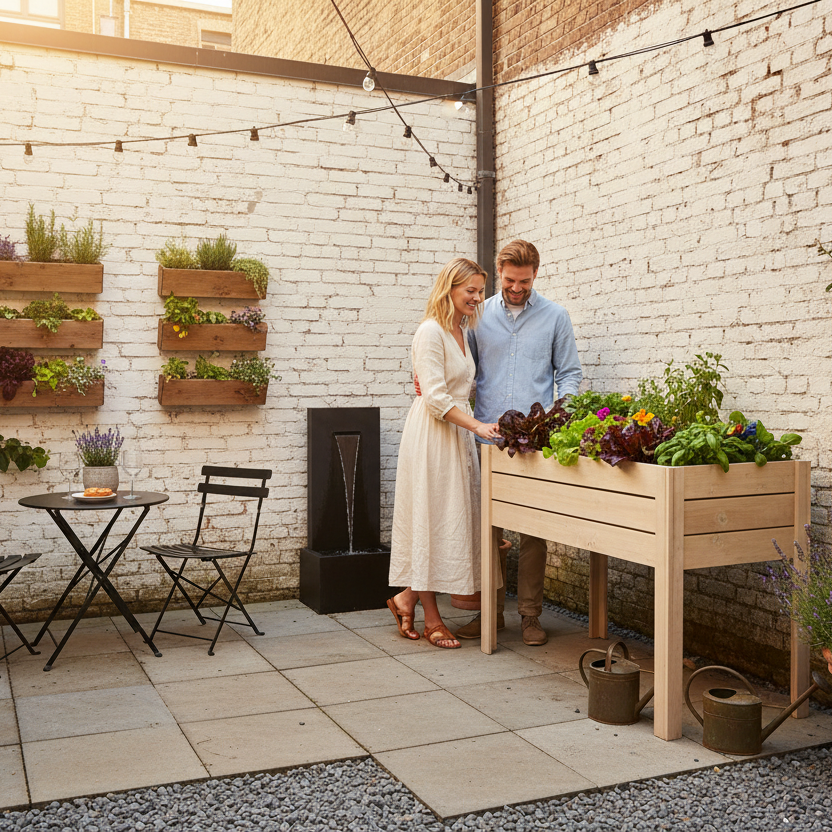 Minigarden Liv in trendy stadstuin