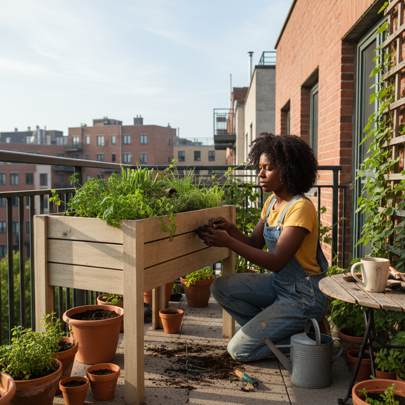 Minigarden Liv realistisch balkon