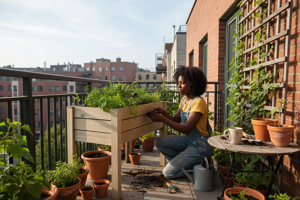 Minigarden Liv realistisch balkon
