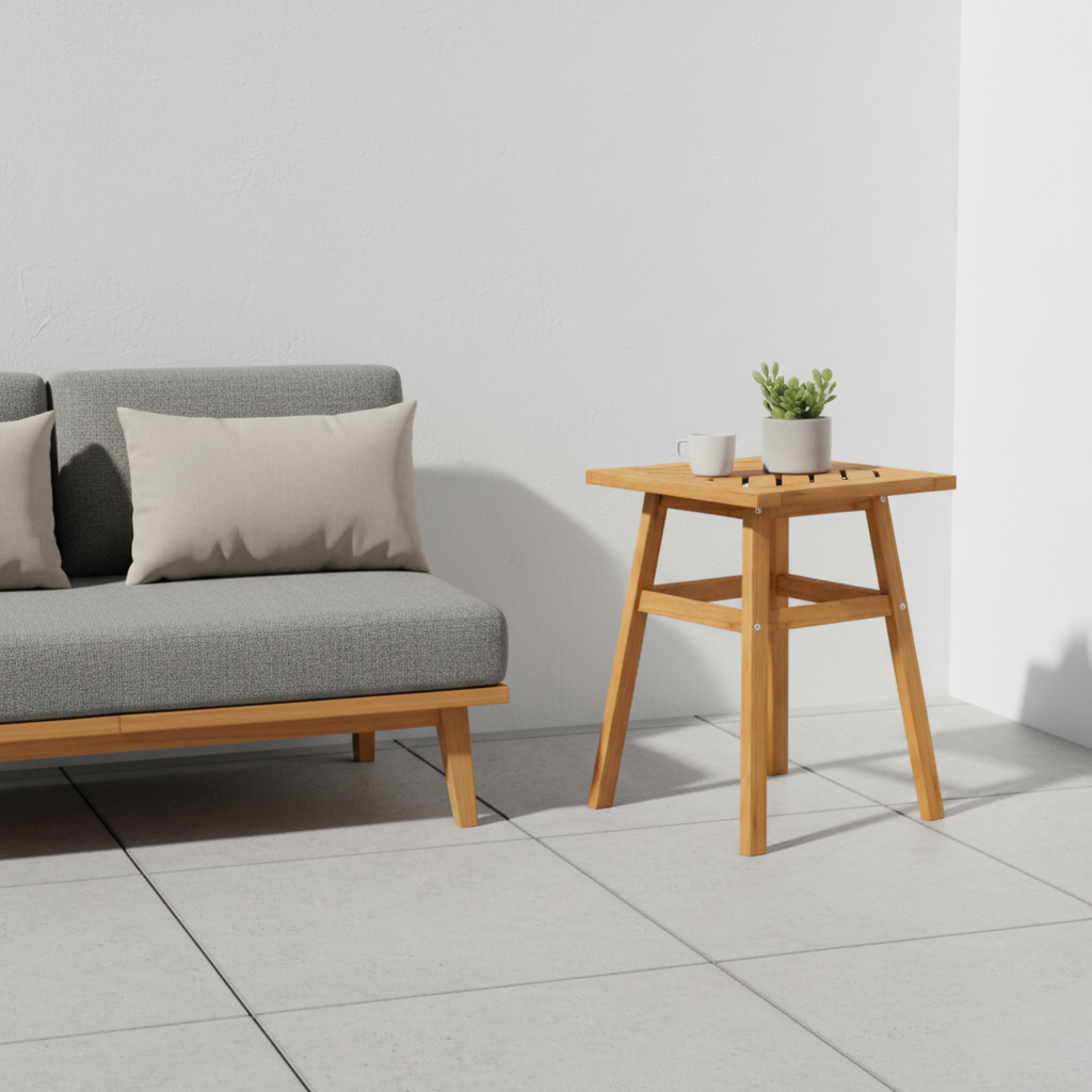 Minimalistisch terras setting