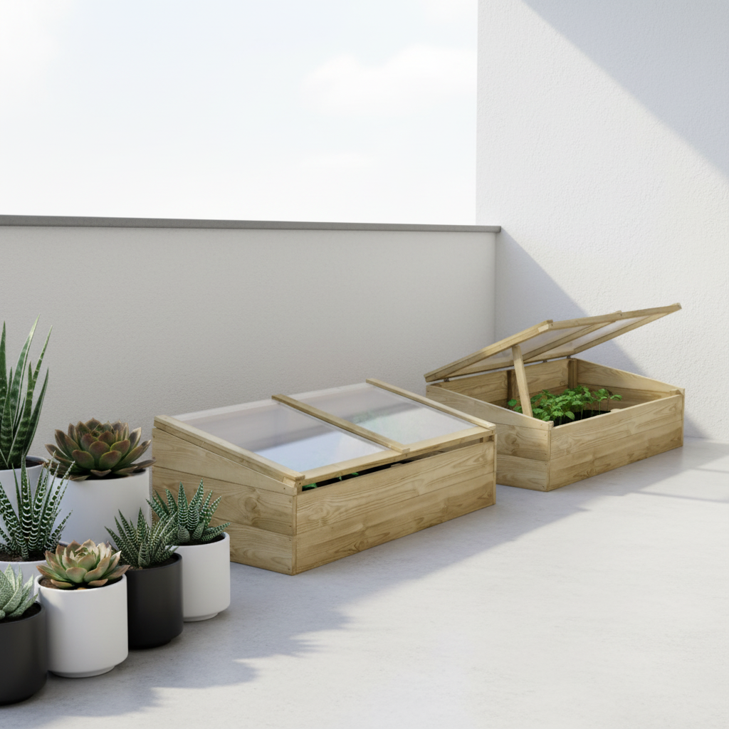 Modern balcony setting