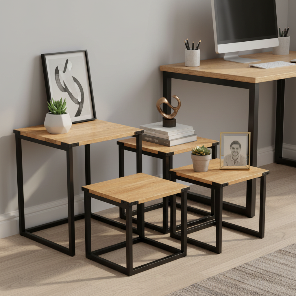 Modern home office corner