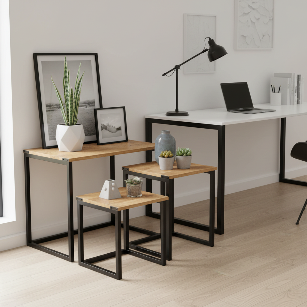 Modern home office corner