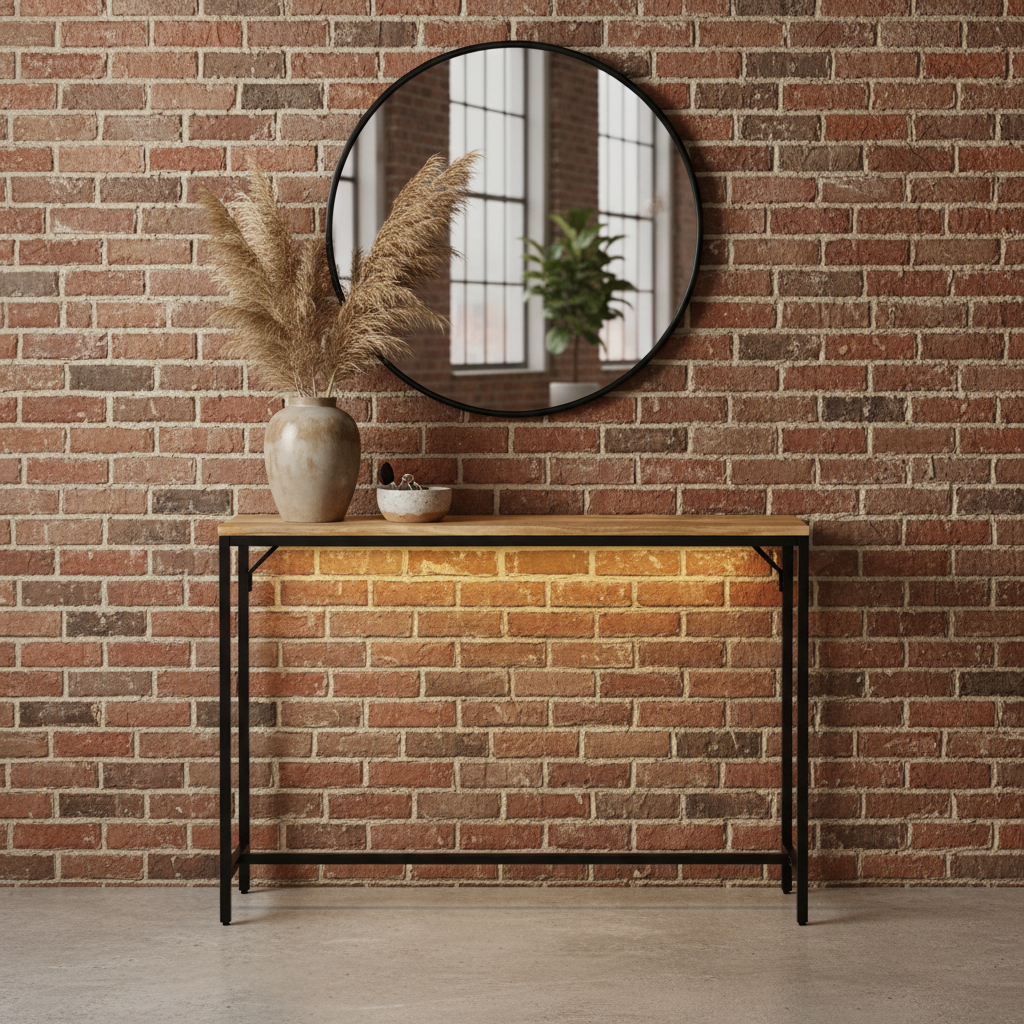 Modern loft entryway