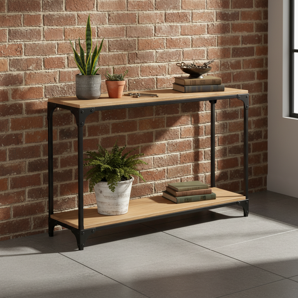 Modern loft entryway