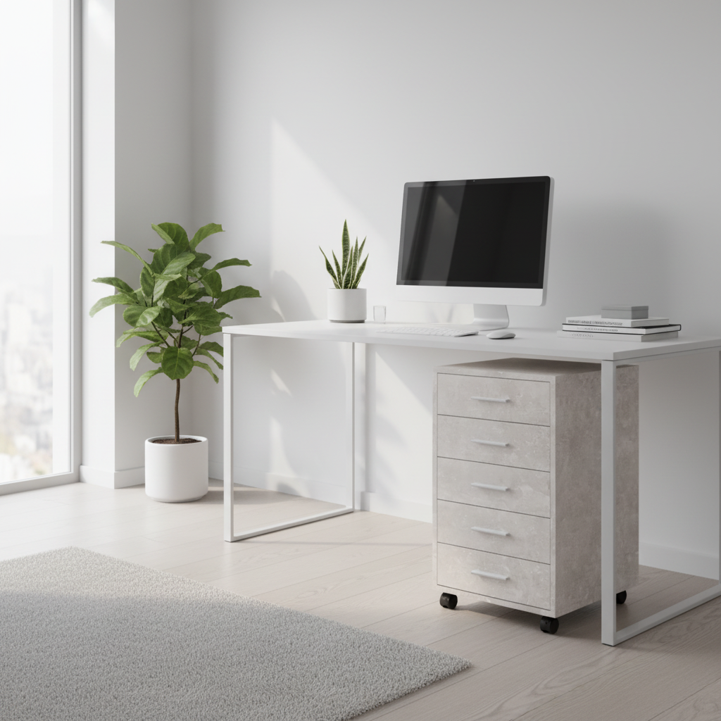 Moderne minimalistische werkruimte