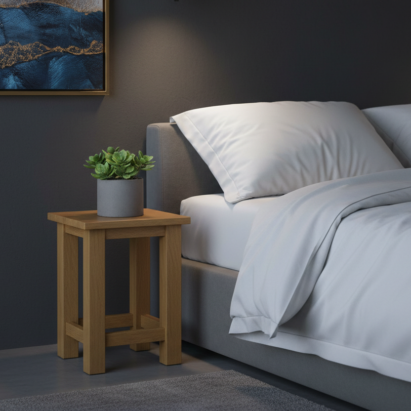 Moody elegant bedroom