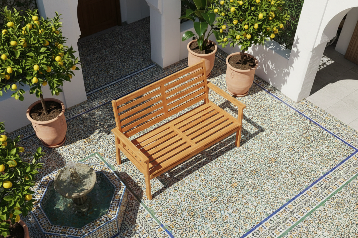 Moroccan Tile Patio