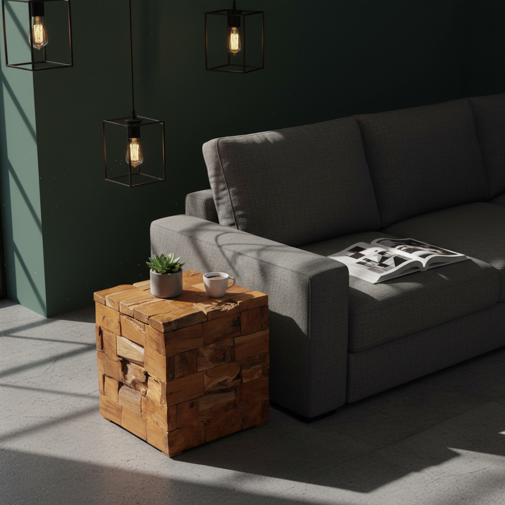 Nachtkastje als bijzettafel