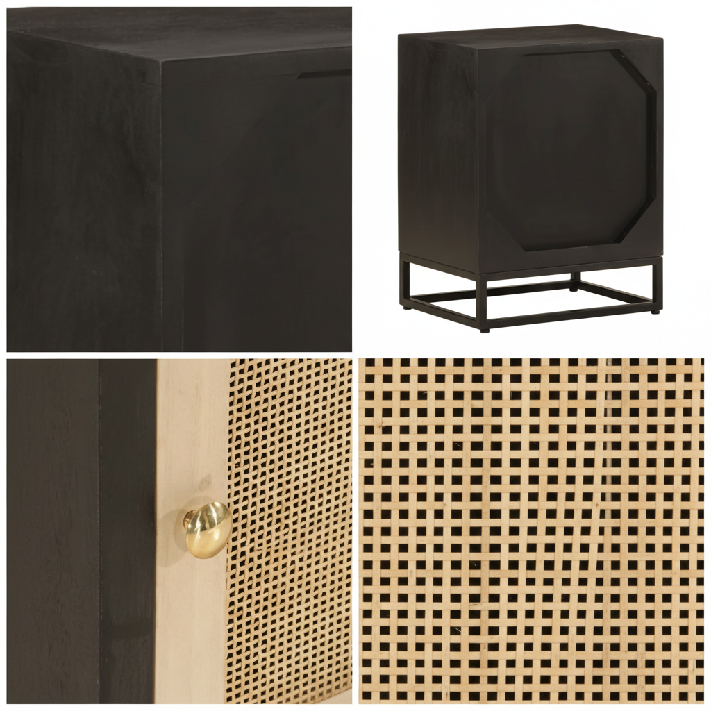 Nachtkastje detail collage