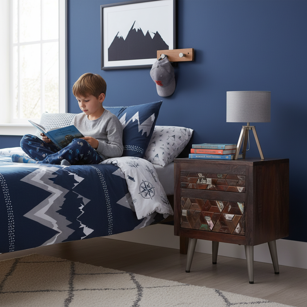 Nachtkastje in jongenskamer